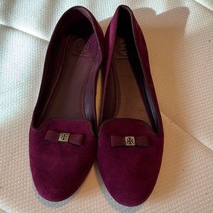 Tory Burch Flats Purple / Brown size 8.5 only worn once